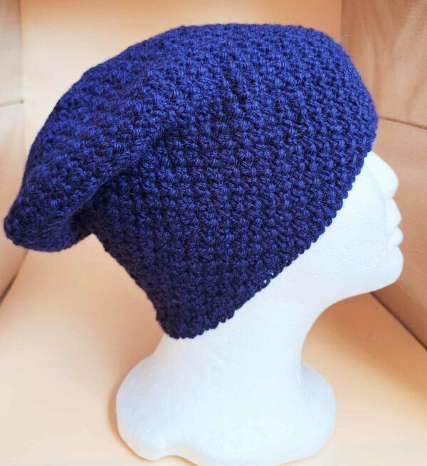 Beanie gestrickt Gr. ca. 54-60cm – Bild 2